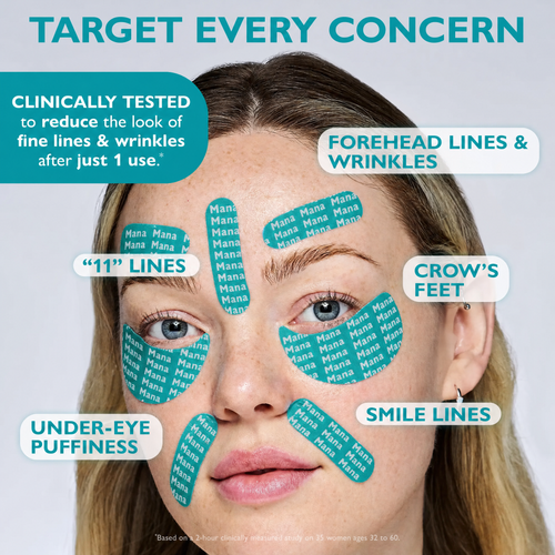 Mana Peptide Skinjection Peptide Infused Face + Eye Tape
