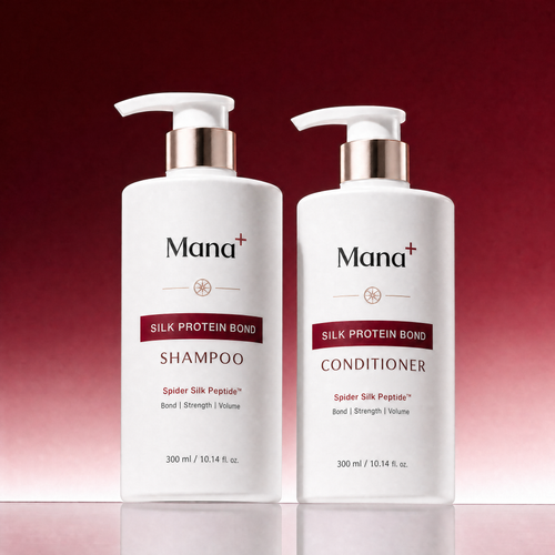 Silk Protein Peptide Shampoo + Conditioner