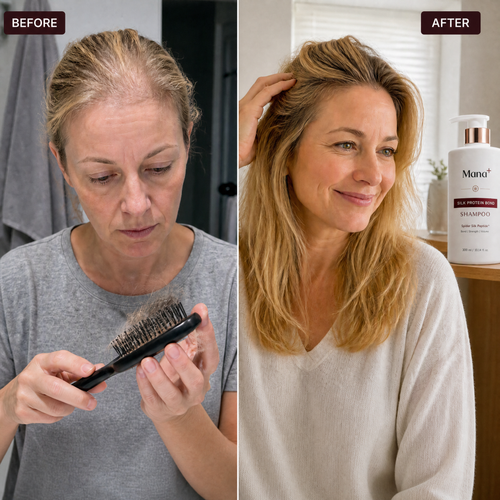 Silk Protein Peptide Shampoo + Conditioner