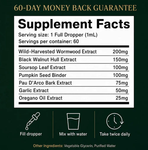 Mana Wormwood Herbal Drops