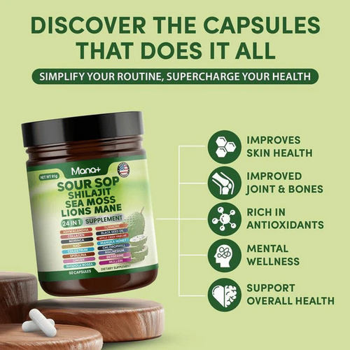Manaplus - Soursop 24 in 1 Capsules