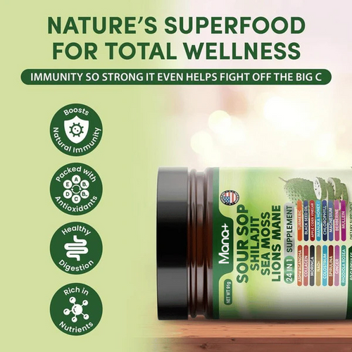 Manaplus - Soursop 24 in 1 Capsules