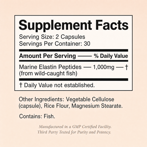 Elastin Skin Tightening Formula Peptide